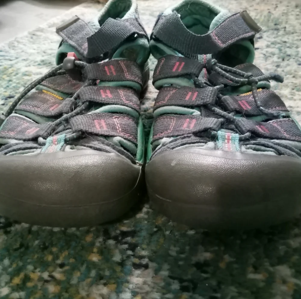 Keen Kids Gray Teal Pink Sandals